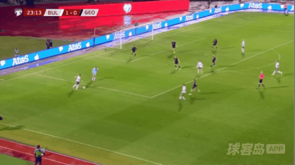 24'克拉斯特夫破门! 保加利亚 2- 0格鲁吉亚