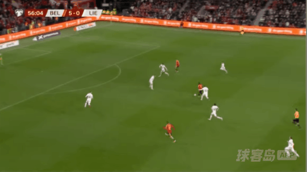 57'德凯特拉雷破门! 比利时 6- 0列支敦士登