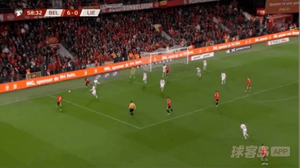 59'德凯特拉雷破门! 比利时 7- 0列支敦士登
