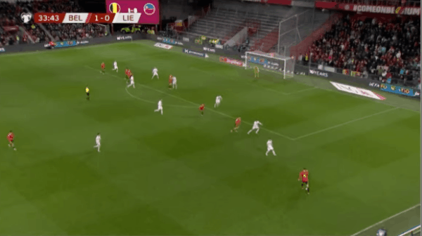 34'多库破门! 比利时 2- 0列支敦士登