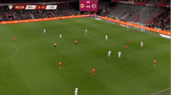 41'多库破门! 比利时 3- 0列支敦士登