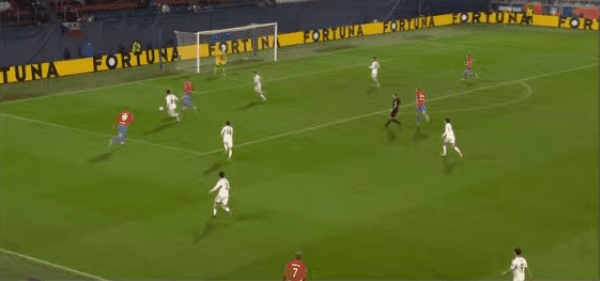 44'绍切克破门! 捷克 5- 0直布罗陀