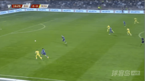 17'比利吉亚破门! 波黑 0- 1罗马尼亚