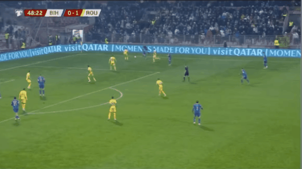 49'哲科破门! 波黑 1- 1罗马尼亚