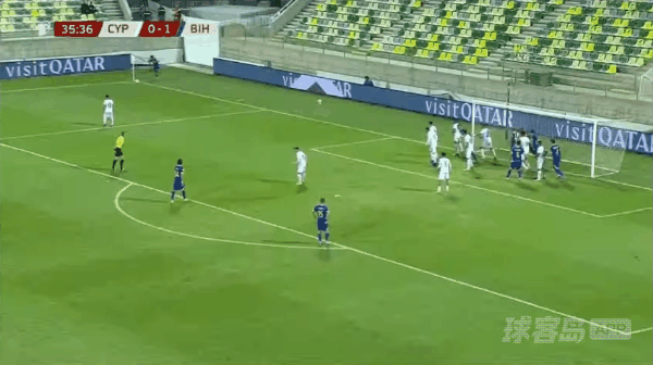 36'迈克尔乌龙破门! 塞浦路斯 0- 2波黑
