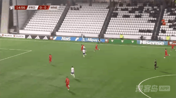 16'索伦森破门! 法罗群岛 1- 0黑山