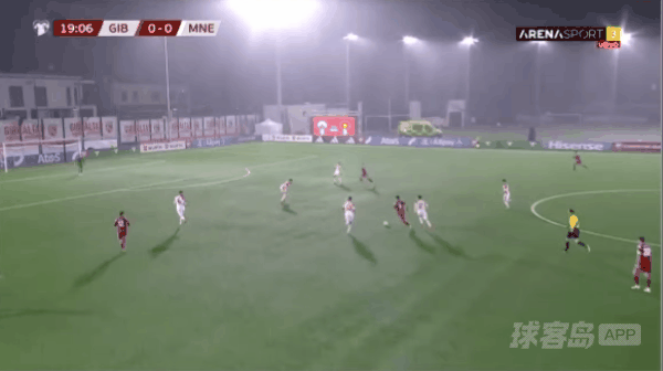 20'杰索普破门! 直布罗陀 1- 0黑山
