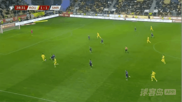 29'拜亚姆破门! 罗马尼亚 2- 1圣马力诺