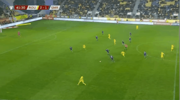 42'曼破门! 罗马尼亚 3- 1圣马力诺