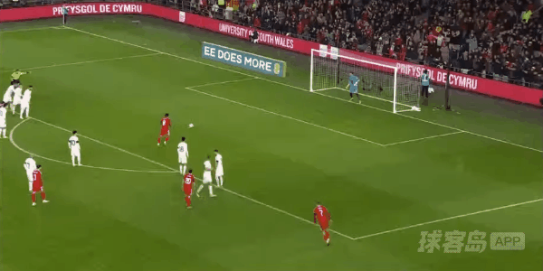18'威尔逊点球破门! 威尔士 1- 0北马其顿