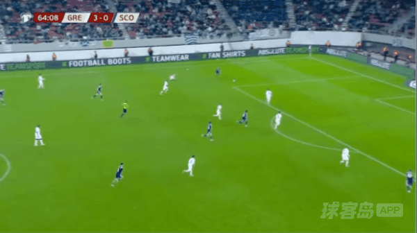 65'多克破门! 希腊 3- 1苏格兰