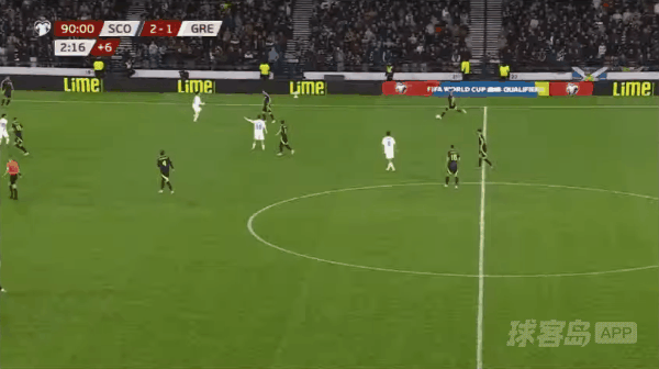 93'戴克斯破门! 苏格兰 3- 1希腊