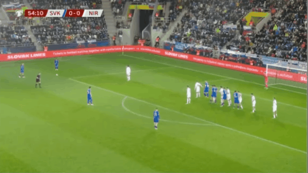 91'博贝塞克破门! 斯洛伐克 1- 0北爱尔兰