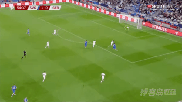 55'斯特列克破门! 斯洛伐克 2- 0德国