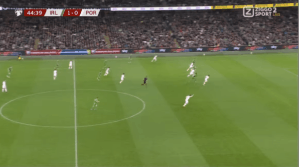 45'帕洛特破门! 爱尔兰 2- 0葡萄牙