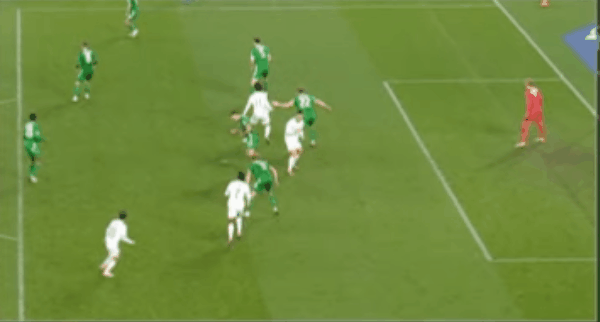 61'C罗惨遭直红! 爱尔兰 2- 0葡萄牙