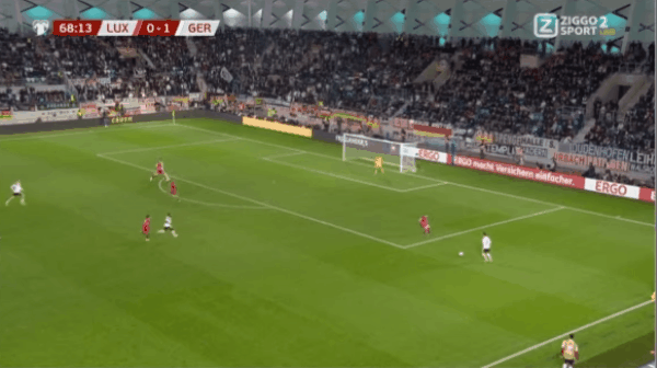 69'沃尔特马德破门! 卢森堡 0- 2德国