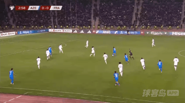 4'达达索夫破门! 阿塞拜疆 1- 0法国