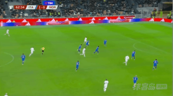 63'努萨破门! 意大利 1- 1挪威