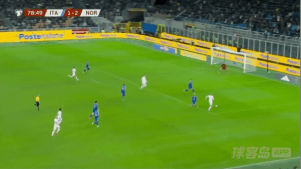 79'哈兰德破门! 意大利 1- 3挪威