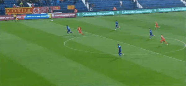 3'奥斯马吉破门! 黑山 1- 0克罗地亚