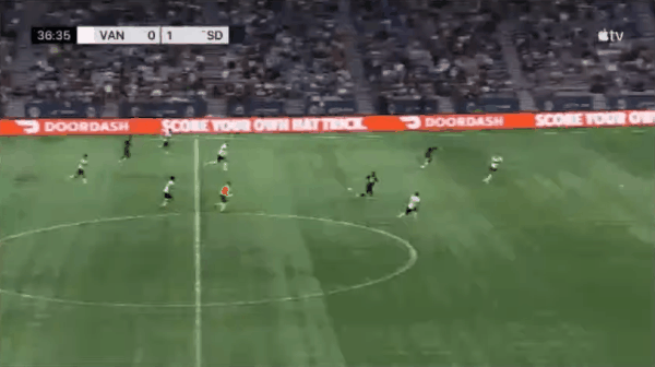 37'伊洛斯基破门! 温哥华白帽 0- 1圣地亚哥FC
