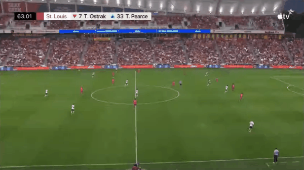 64'雅罗乌龙破门! 皇家盐湖城 3- 1圣路易斯城