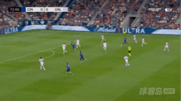 73'登凯伊破门! 辛辛那提 1- 0奥兰多城