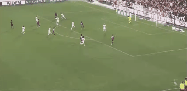 66'埃里克破门! 神户胜利船 1- 0广岛三箭