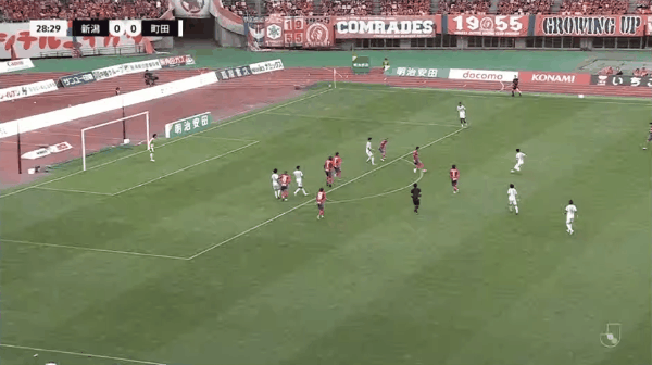 43'西村拓真破门! 新泻天鹅 0- 1町田泽维亚