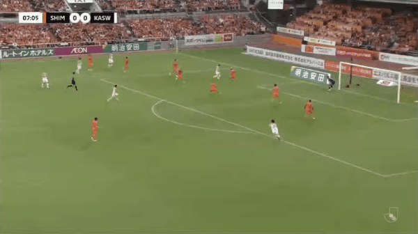 8'久保藤次郎破门! 清水鼓动 0- 1柏太阳神