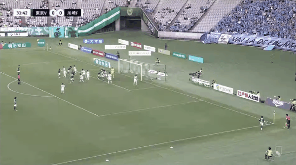 32'深泽大辉破门! 东京绿茵 1- 0川崎前锋