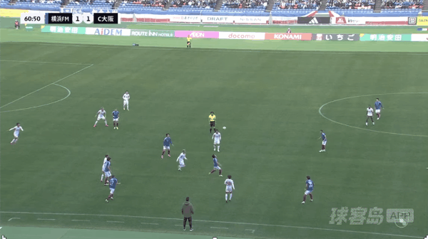 61'克鲁克斯破门! 横滨水手 2- 1大阪樱花