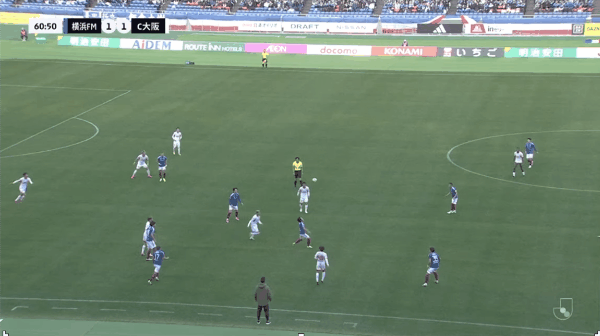 61'克鲁克斯破门! 横滨水手 2- 1大阪樱花
