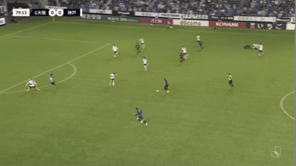 80'奥拔侃志破门! 大阪钢巴 1- 0神户胜利船