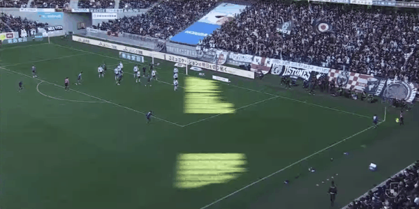 38'图里奥破门! 京都不死鸟 1- 0神户胜利船