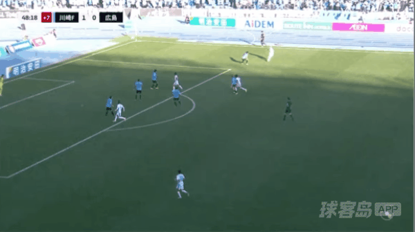 49'川边骏破门! 川崎前锋 1- 1广岛三箭