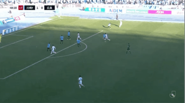 49'川边骏破门! 川崎前锋 1- 1广岛三箭