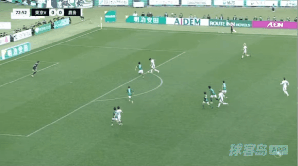 73'松村优太破门! 东京绿茵 0- 1鹿岛鹿角