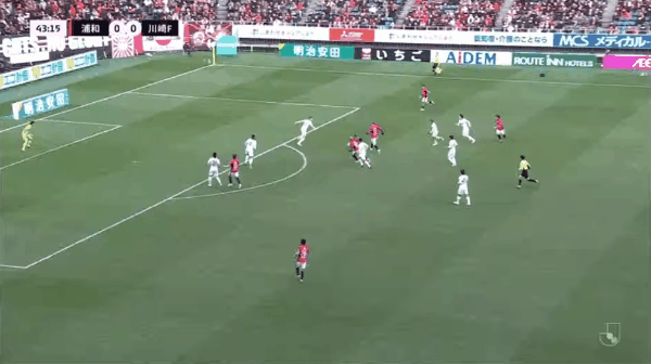 44'古斯塔夫森破门! 浦和红钻 1- 0川崎前锋