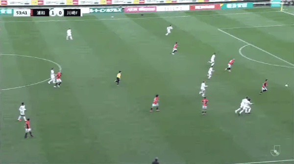 54'桑塔纳破门! 浦和红钻 2- 0川崎前锋