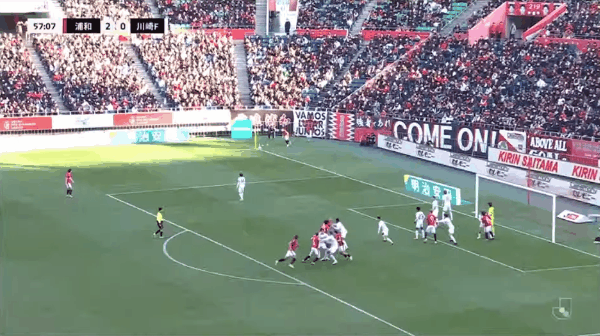 58'根本健太破门! 浦和红钻 3- 0川崎前锋