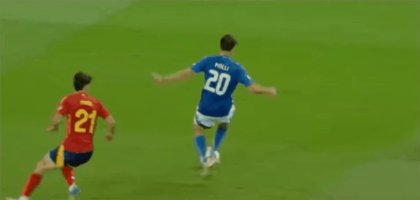 59'皮西利破门! 西班牙U21 1- 1意大利U21
