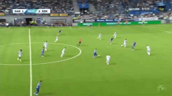 39'莫克破门! 桑德菲杰 2- 0罗森博格