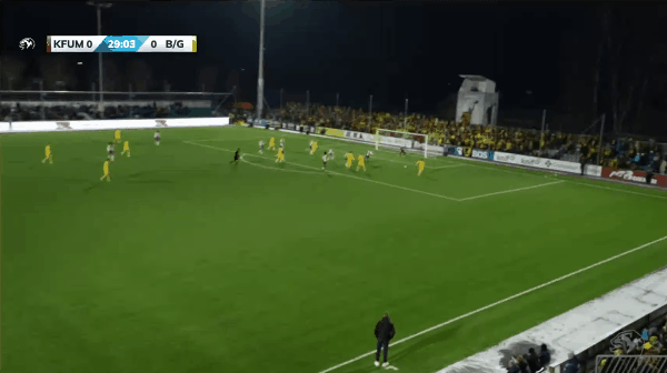 30'舍沃尔德破门! KFUM奥斯陆 0- 1博德闪耀