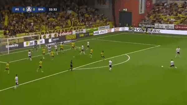 33'登贝破门! 埃尔夫斯堡 0- 1赫根