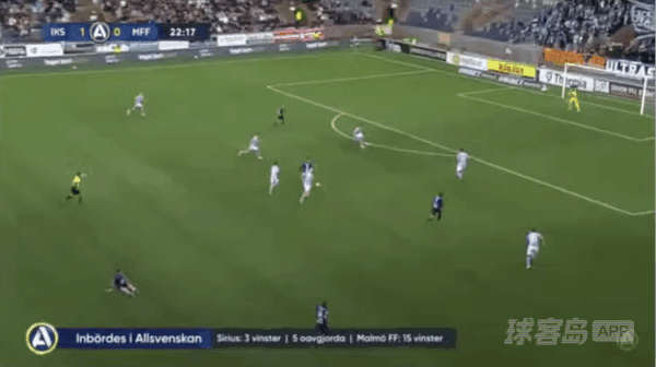 23'比耶克博破门! 天狼星 2- 0马尔默