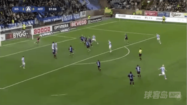 38'拉尔森破门! 天狼星 2- 1马尔默