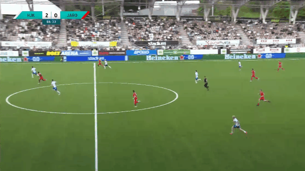 56'K·西索科破门! 赫尔辛基 2- 1查路