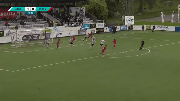 23'莱格博破门! 哈卡 0- 1英特土尔库